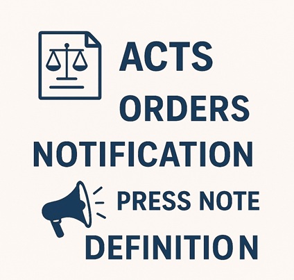 Acts & Orders